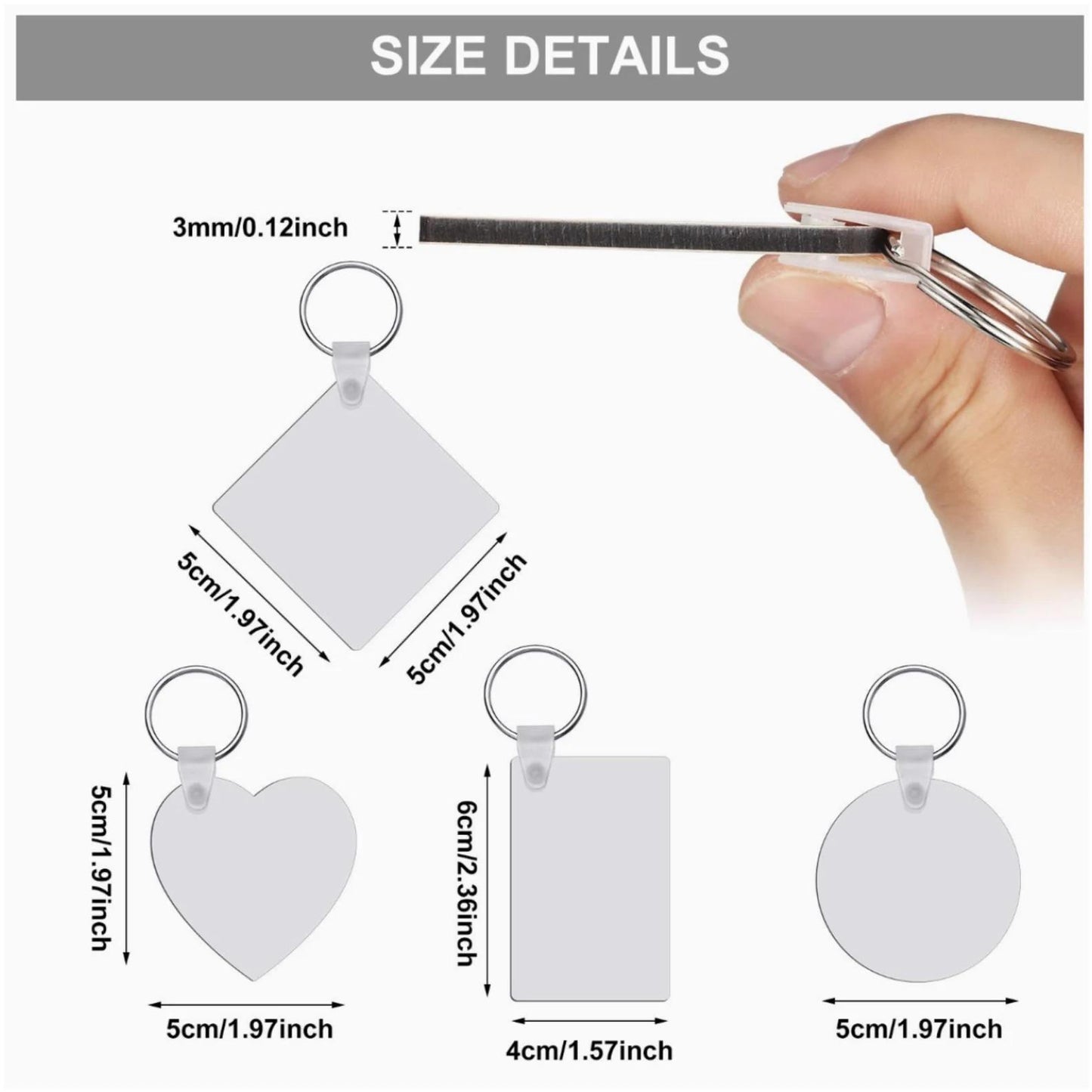 Customized Key Chains - 4 Different Styles