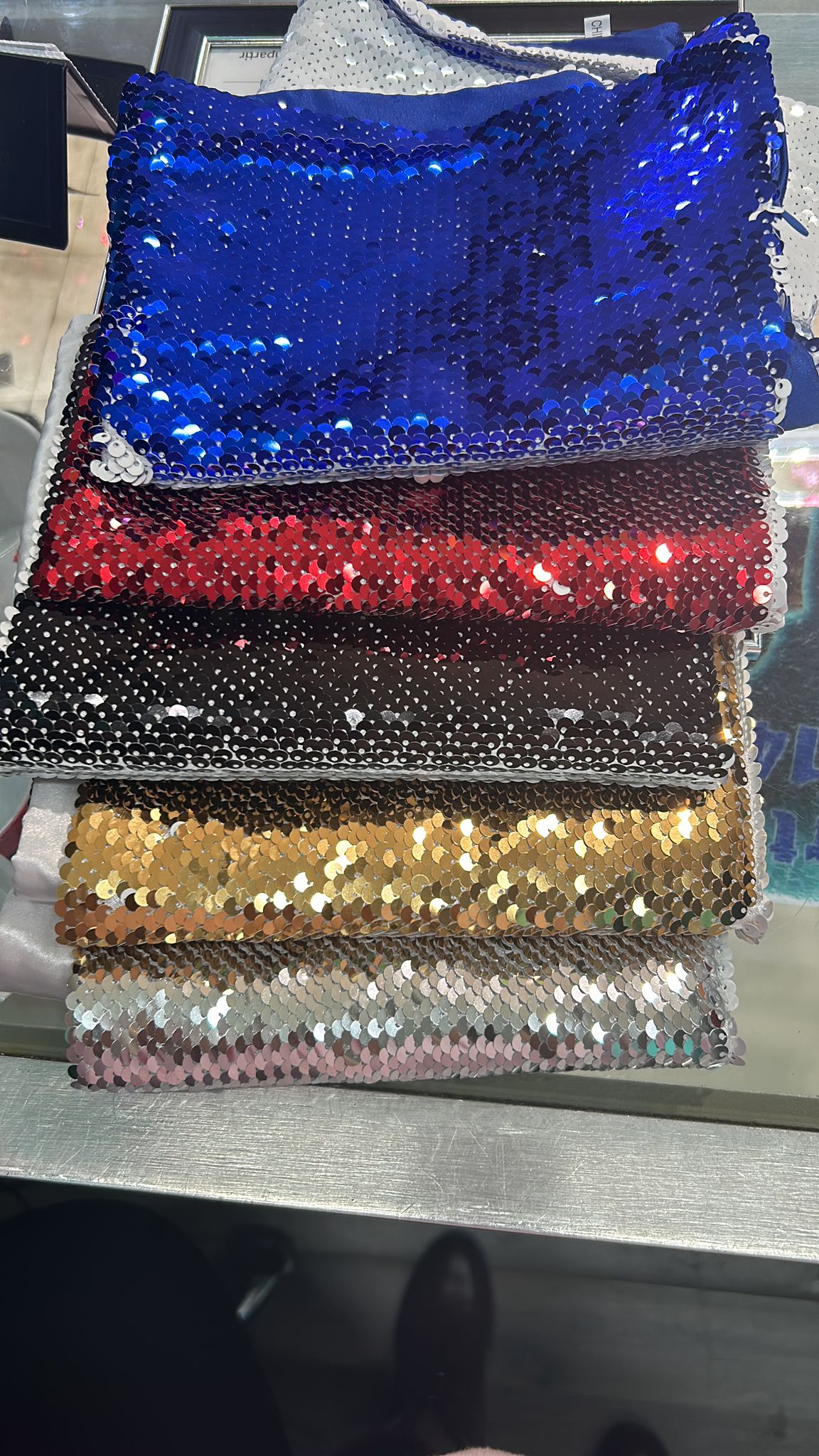 Sequin Pillow with 5 different colors