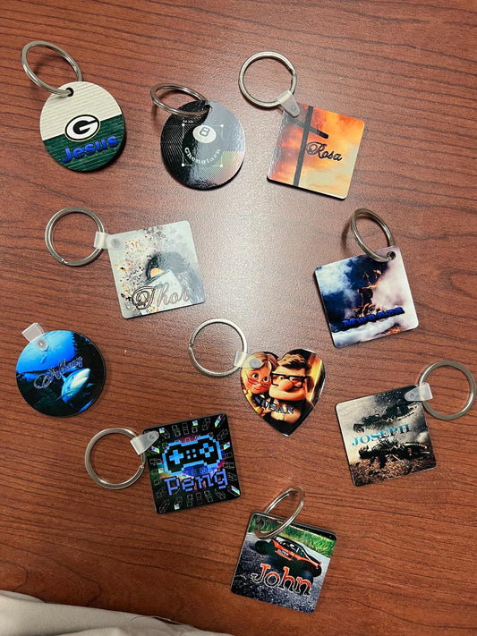 Customized Key Chains - 4 Different Styles